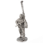 Оловянный солдатик миниатюра "Автоматчик лыжных батальонов Красной Армии"